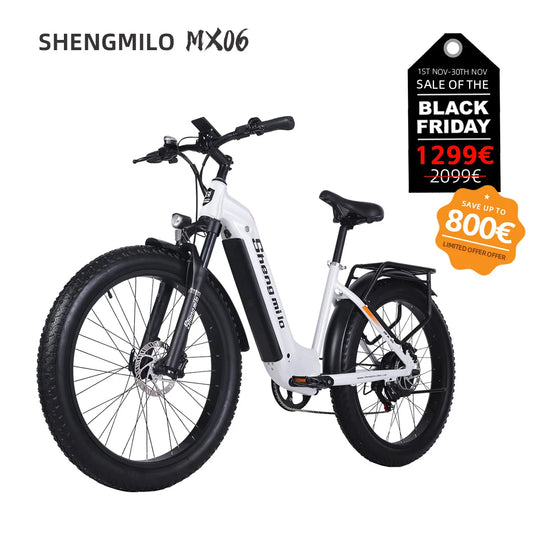 Shengmilo MX06 1000W Long Range Step Thru City Electric Bike