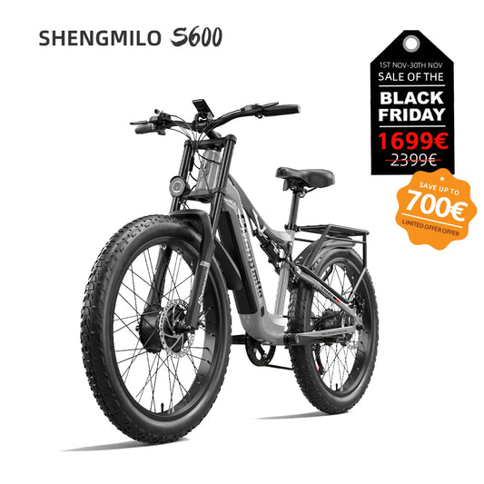 Shengmilo S600 2000W Dual Motors Mountain Electric Bike