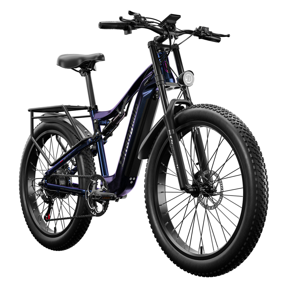 Shengmilo MX03 500W Bafang Motor Full Suspension Fat Tires Electric Bike