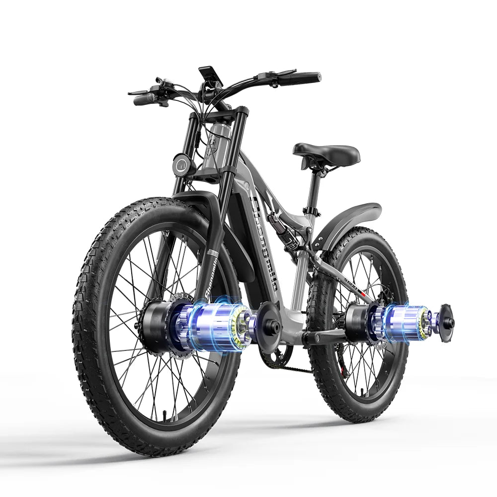 Shengmilo S600 2000W Dual Motors Mountain Electric Bike